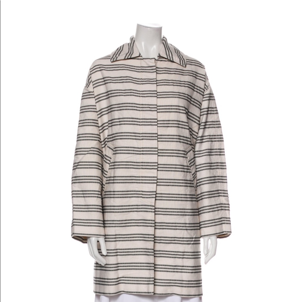 Versace Collection striped coat